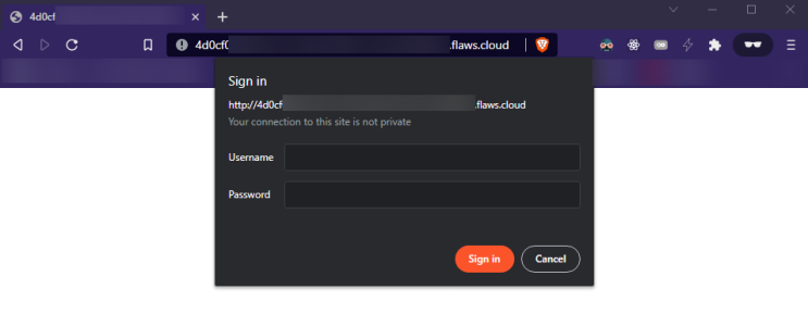  flAWS CTF Level 4