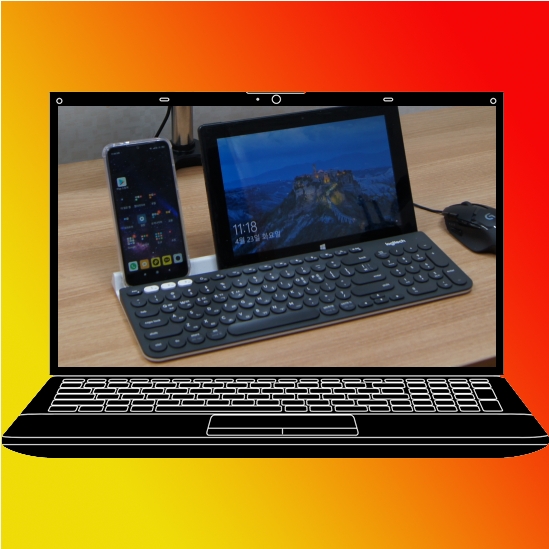  블루투스키보드 로지텍 K780 벌써 3년째 사용중