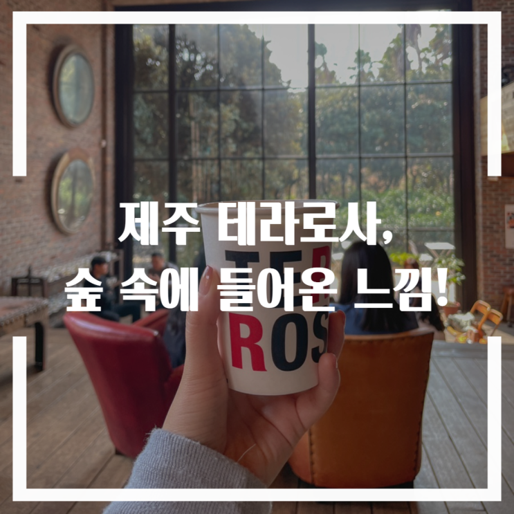  제주 테라로사, 숲속에 들어온 느낌이 가득한 서귀포 힐링 카페