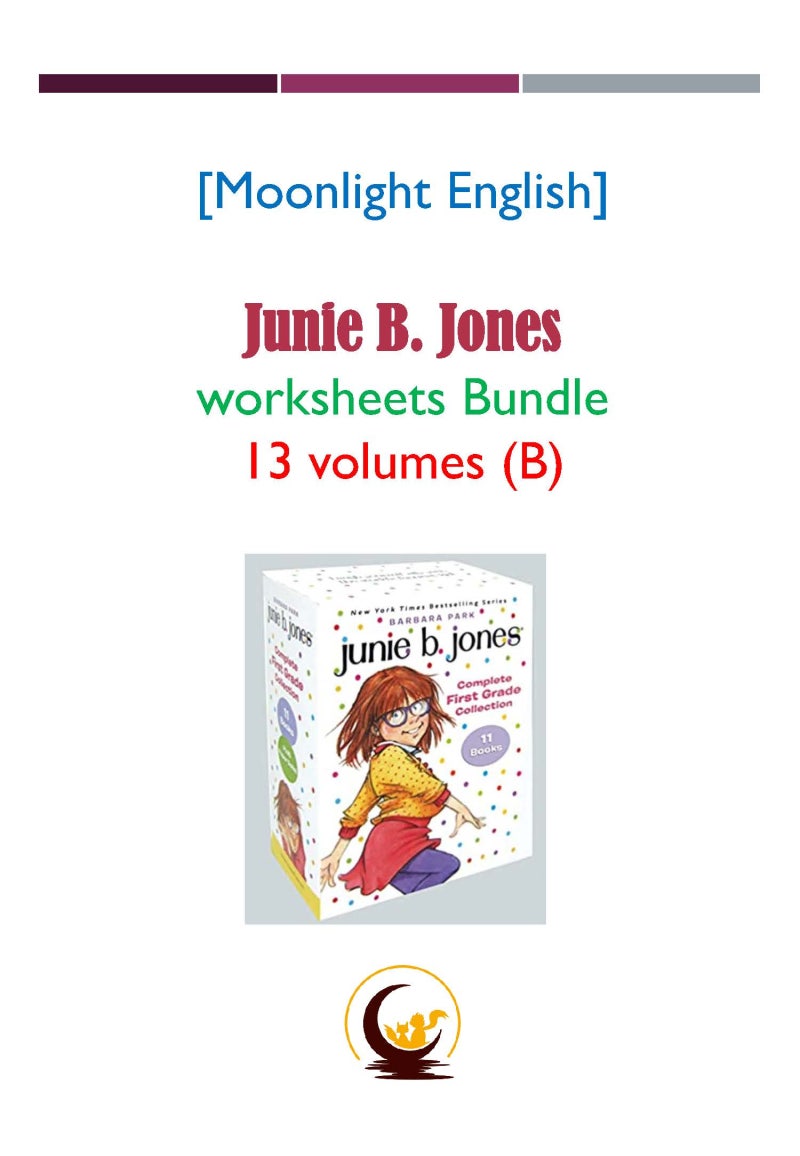 Junie B. Jones 26 worksheets 업로드 안내 : 네이버 블로그