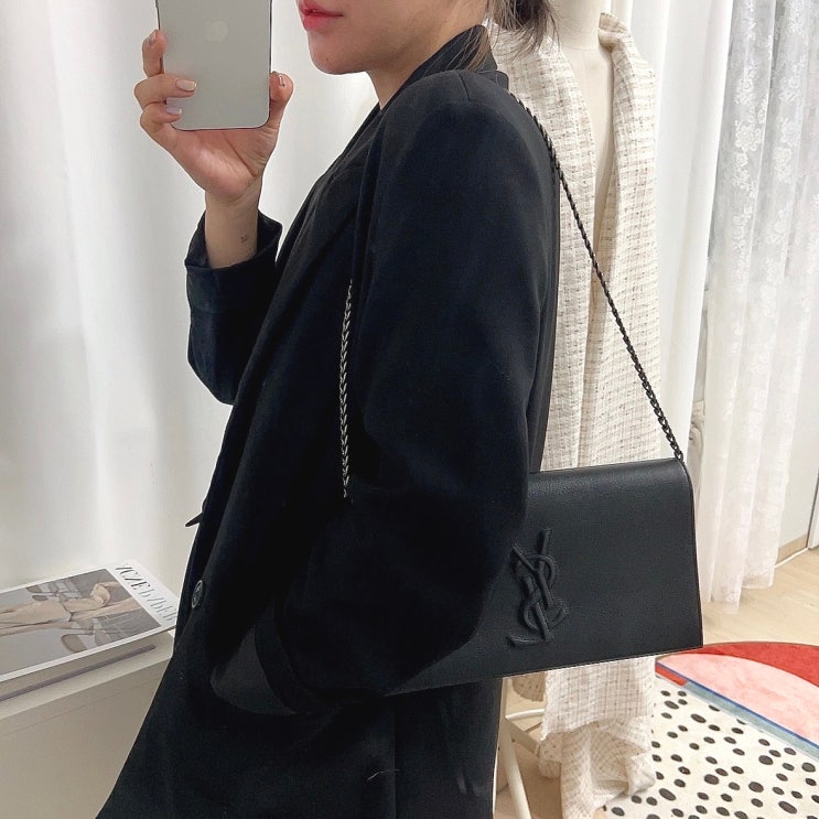  명품가방리폼 YSL 입생로랑클러치백 D링으로 클러치&토트&숄더백 3way가방 만들기+언블런가죽공방