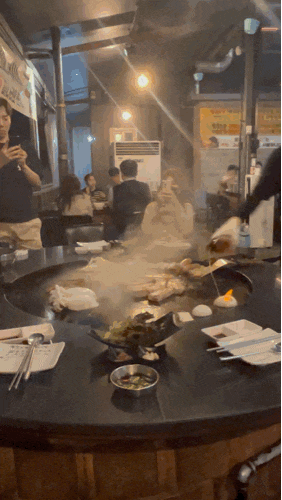  [대구/팔공산 맛집] 화려한 불 쇼를 볼 수 있는 팔공노을철판구이