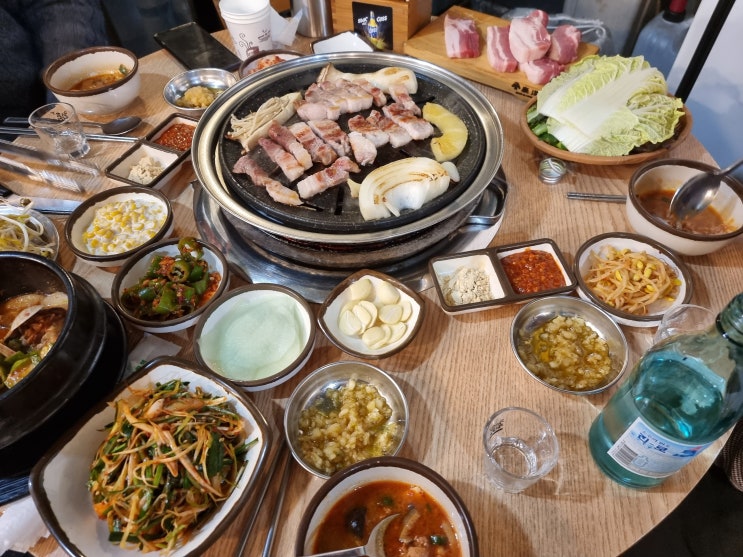  [Mr 박의 돈 워리] 차돌된장찌개가 서비스로 나오는 상왕십리 삼겹살 맛집.