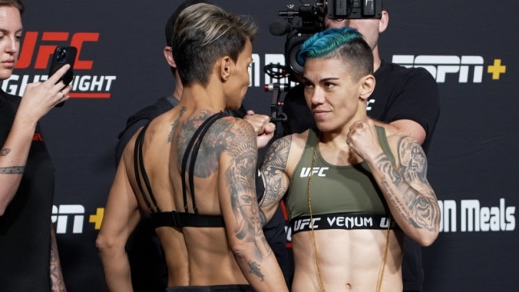 UFC 베가스 52: 아만다 레모스 vs 제시카 안드라지 계체 영상과 결과 UFC 베가스 52: 아만다 레모스 vs 제시카 안드라지 계체 영상과 결과
