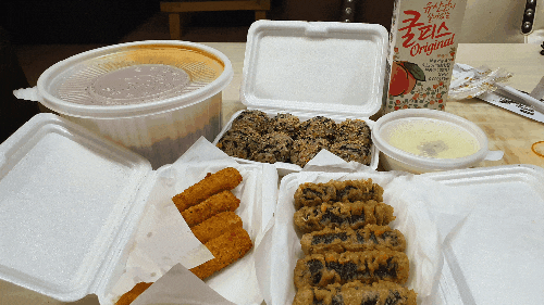  서산분식 불타는여고24시떡볶이 방문포장 했어요