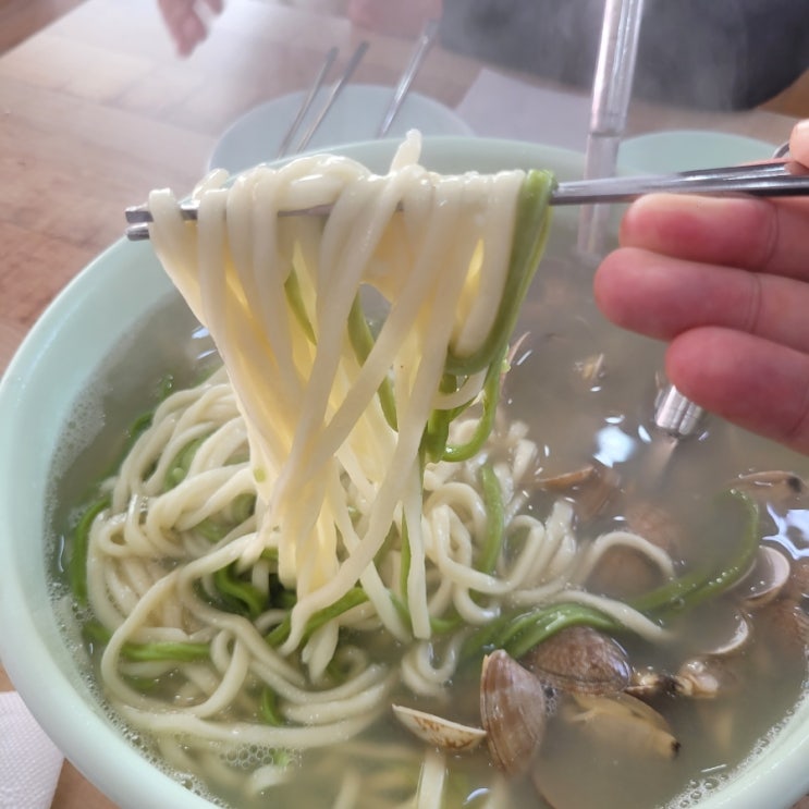  시흥 신천동 맛집 안면도 바지락 생 칼국수 / 양 많은 시흥 칼국수 맛집 주차 정보 등