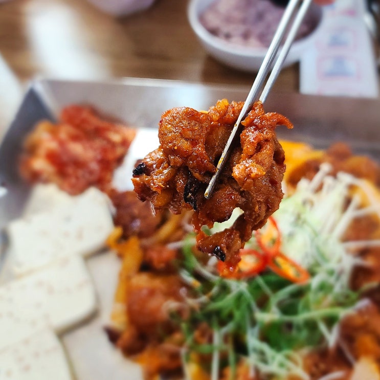 만족했던 장유율하맛집 배불뚜기 불맛나는 두루치기 고기집