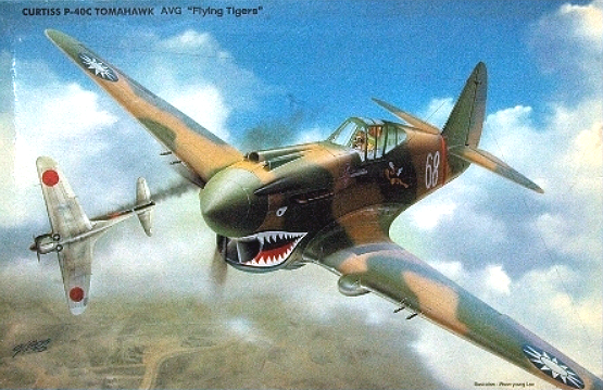 델타모형 1/48 P-40C 토마호크 - 설명서