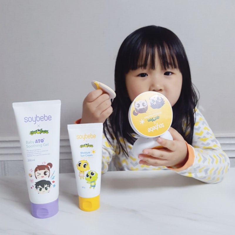 유아선팩트추천 소이베베 신비아파트 유아선크림 유아선팩트 아기수딩젤 써봤어요~