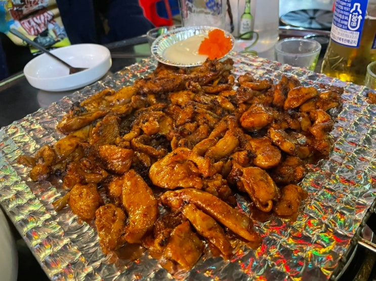  성남 중원구 성남동ㅣ모란역ㅣ온달집 모란점ㅣ모란먹자골목 숯불 닭다리살 맛집