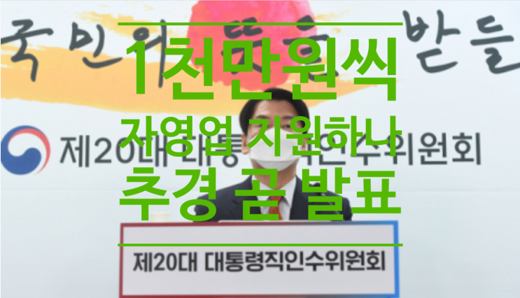 1천만원씩 자영업 지원하나...안철수 '추경 곧 발표'
