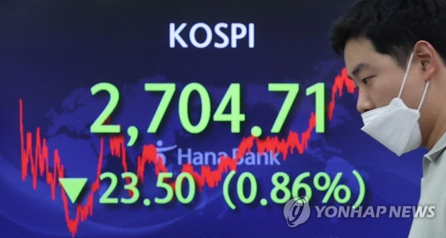 불확실성에 떠는 금융시장…트리플 약세 지속 불확실성에 떠는 금융시장…트리플 약세 지속