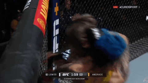 UFC 베가스 52: 제시카 안드라지 vs 아만다 레모스 결과(GIF) - 또 한 번 타이틀런