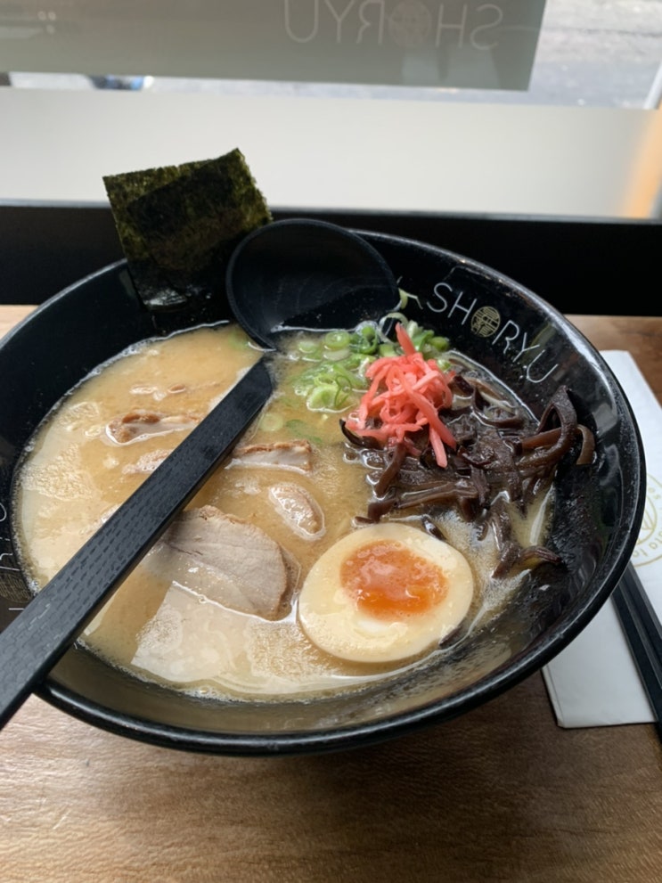  [영국 워홀]런던 일본 라멘 맛집 ‘SHORYU RAMEN’
