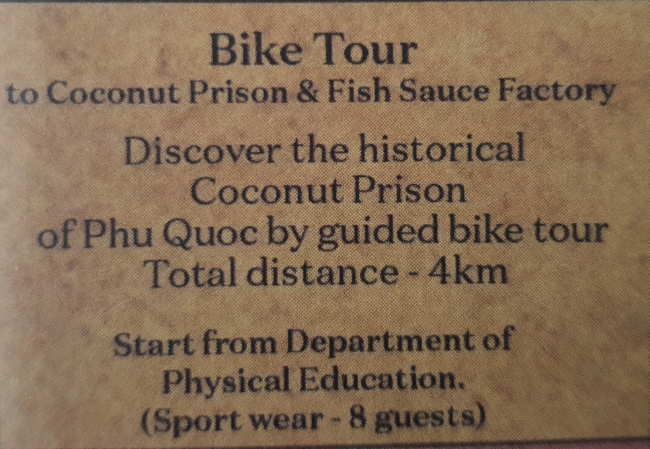  그리운 푸꾸옥 3일차 - 푸꾸옥 JW메리어트 리조트 성인 액티비티, 바이크 투어(Bike Tour)