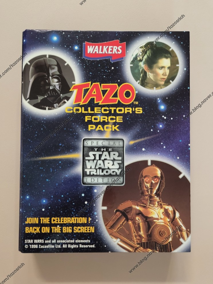 1997 WALKERS Star-wars Tazos complete collection of 50/50