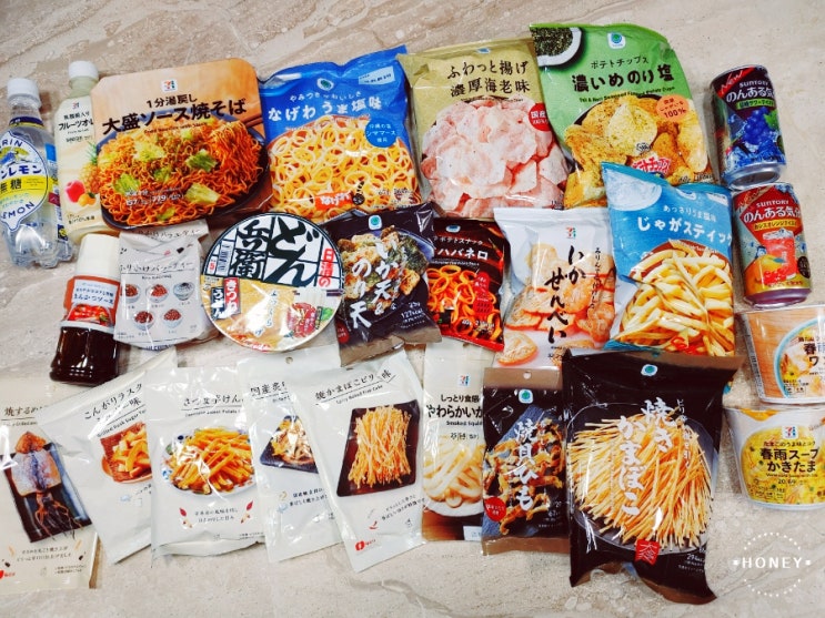  일본직구쇼핑몰 언박싱 일본편의점 패밀리마트 세븐일레븐 로손 오리지널 과자 엔핍