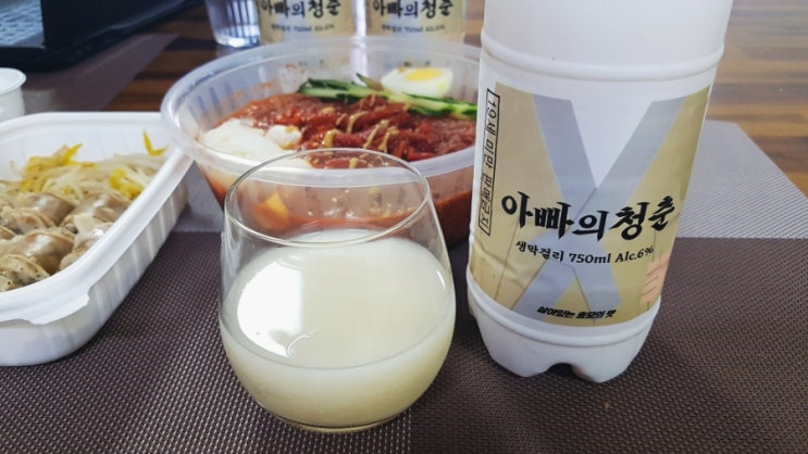  편의점막걸리: 대치양조장 대치주조 아빠의청춘 넥타이막걸리 먹어봤어요!