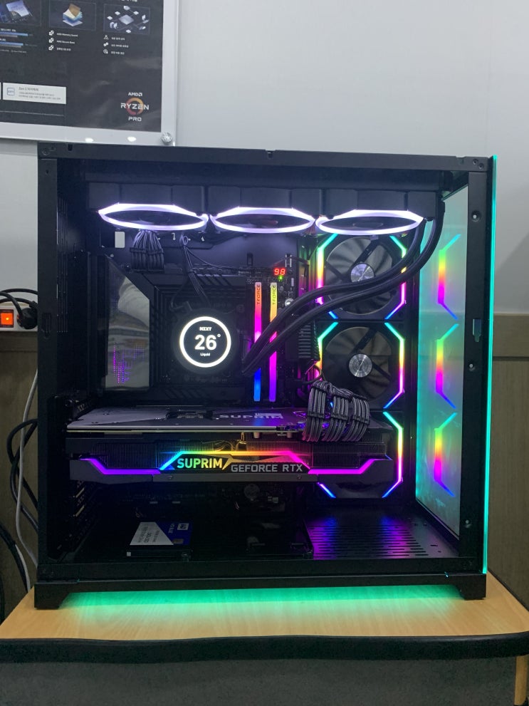  목포 조립 컴퓨터 아이비테크, 인텔 i9-12900KF , RTX 3080Ti 슈프림 출고건