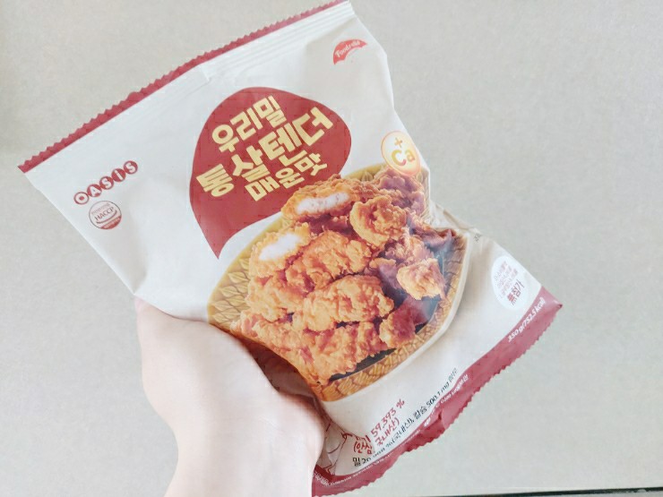  [오아시스마켓] 우리밀 통살텐더 매운맛 에프 후기(추천인 cyan14)