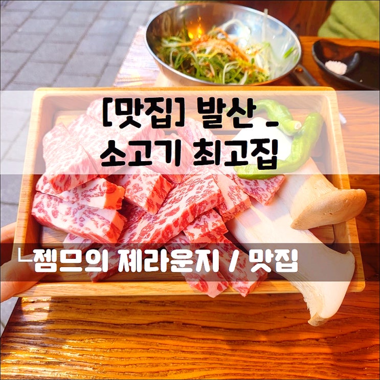  <발산역 소고기 맛집 / 소고기 최고집> 마블링 끝내주는 소고기집
