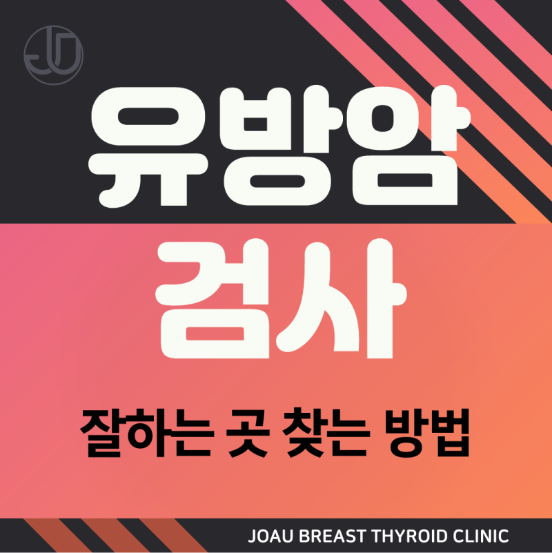 용인 유방외과 유방암검사잘하는곳 찾는 방법