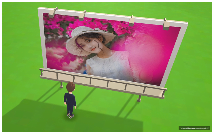  제페토 빌드 잇 signs 와 custom(커스텀) 오브젝트 묶어 이미지 넣기