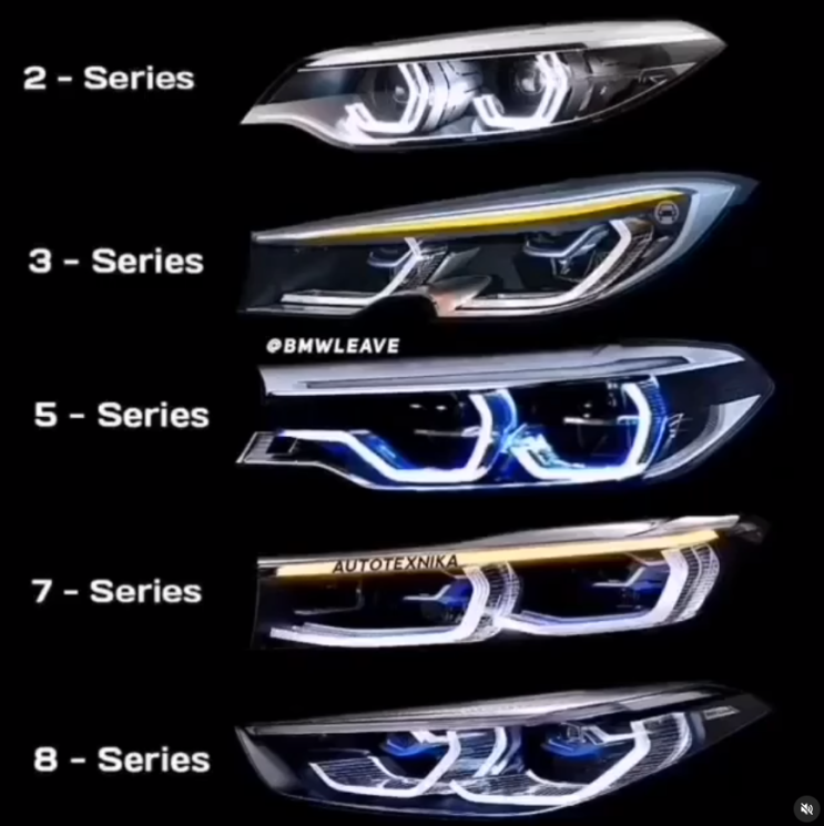  BMW 헤드라이트 디자인