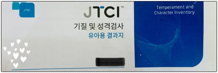  (강남아동발달센터)기질 및 성격 심리검사