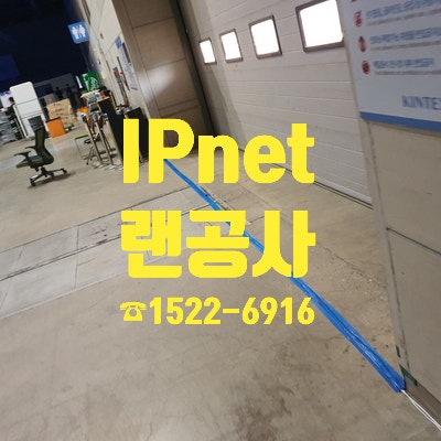  일산 킨덱스 홀에서 깔끔하게 랜공사 진행하기