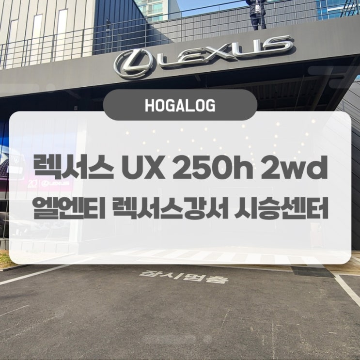  렉서스 UX 250h 2wd 시승 후기: 엘엔티 렉서스강서 시승센터