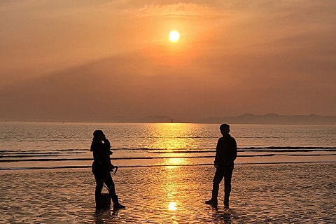 몽산포해넘이 이미지