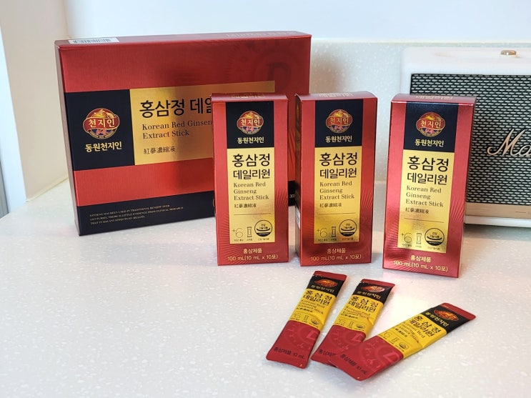  홍삼추천 홍삼정 데일리원 홍삼스틱 부모님 선물