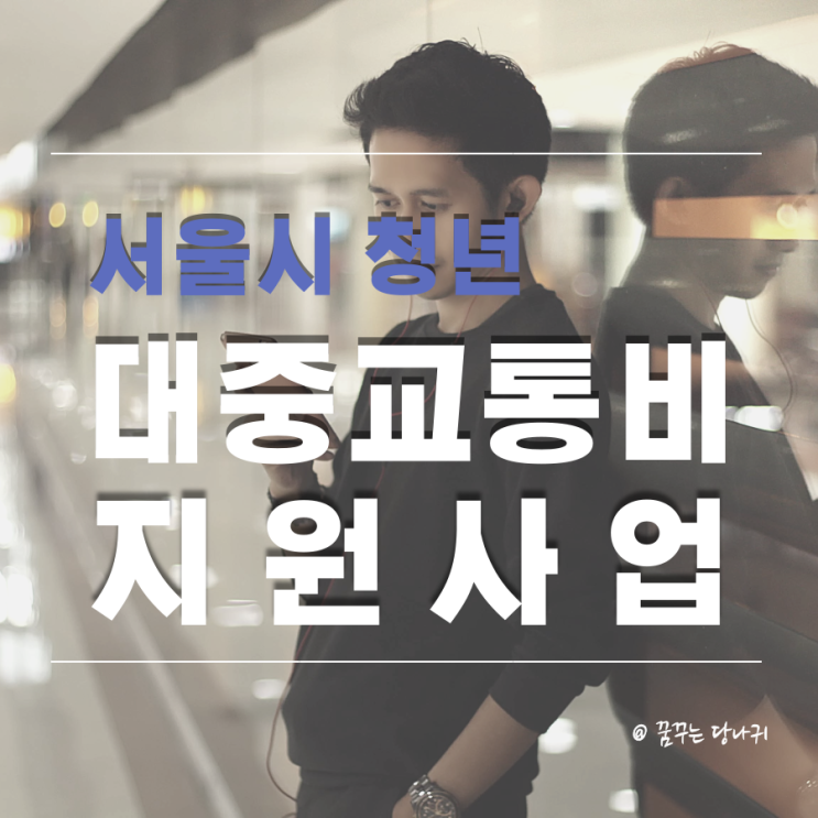  서울시 청년 대중교통비 지원사업 알아보기