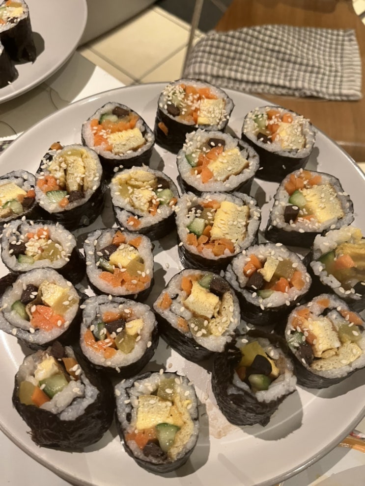  [영국워킹홀리데이] +227 자체 요리 클래스김밥