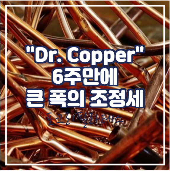 [국제금속] "Dr. Copper" 6주만에 큰 폭의 조정세