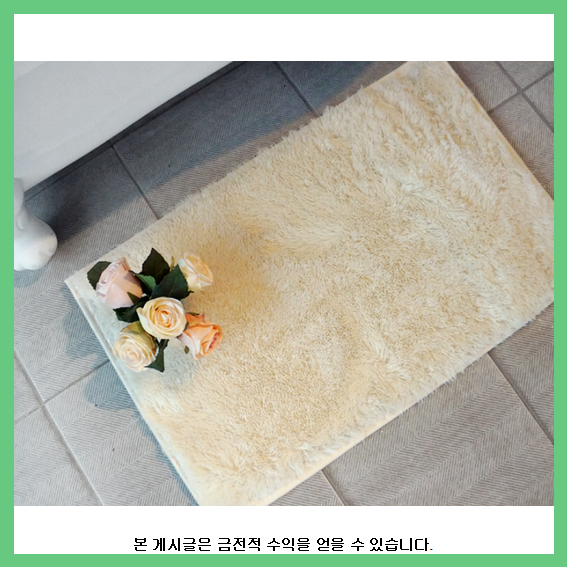 한일카페트 터치미 극세사 원형카페트 + 발매트 랜덤 , 아이보리 (9a6d4382-29b2)