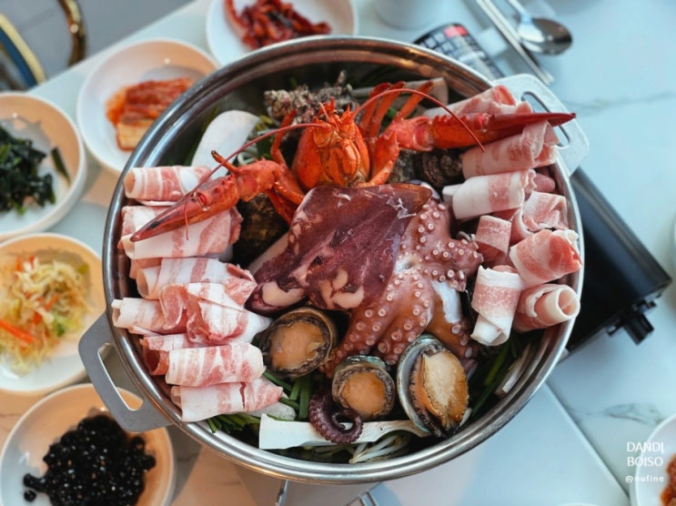 제주 함덕 맛집 플로라 레스토랑의 모든 것! 저녁 식사 함덕삼합전골+생맥주 & 유탑유블레스호텔 제주 조식 뷔페