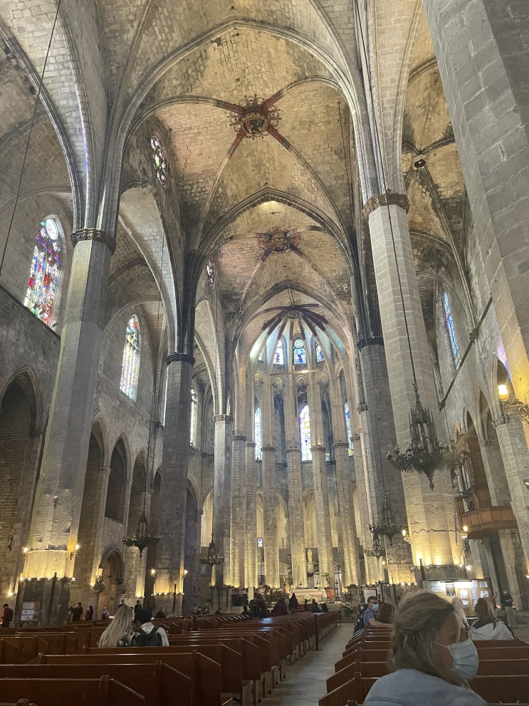 바르셀로나 자유여행(6) 산타 마리아 델 마르 성당