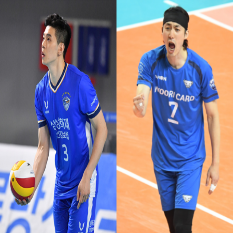  삼성화재와 우리카드 3:5 빅딜(황승빈, 이승원, 정성규, 하현용, 류윤식, 이상욱, 이호건, 홍기선)