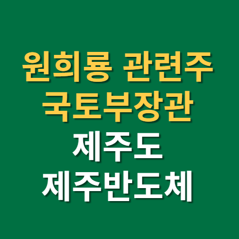  원희룡 관련주 제주반도체 에스에이티 파인디지털 주가 전망 실적(f. 낸드플래시 관련주)