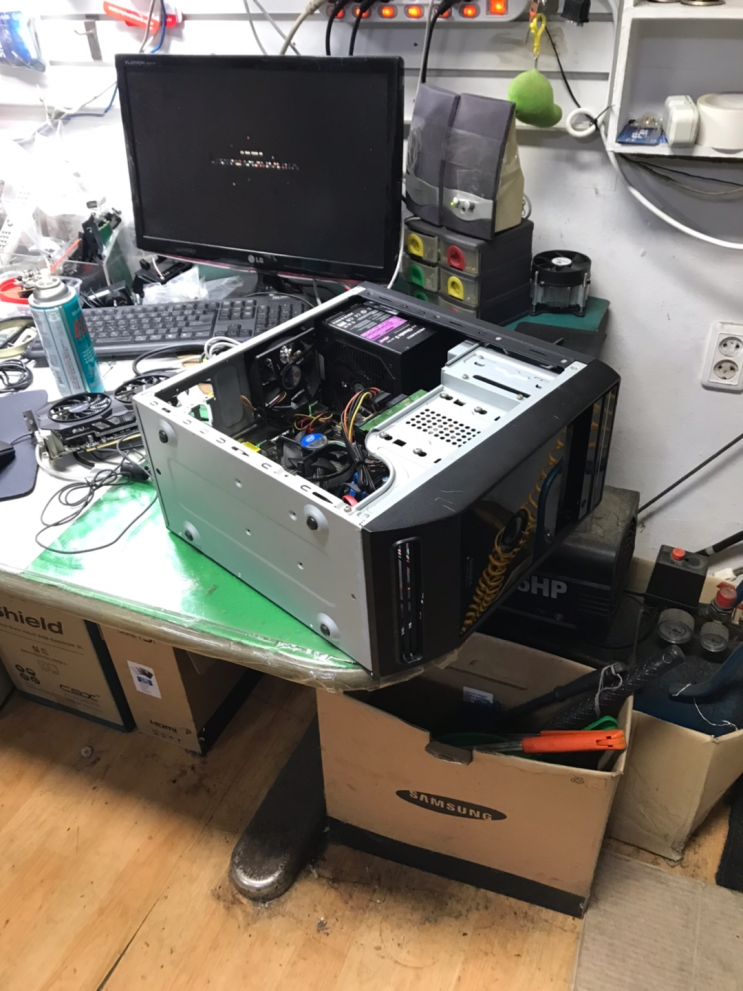  장투일기 하루만 더 쉬겠습니다 컴퓨터 수리 끝