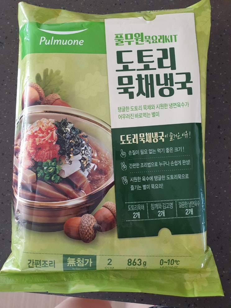  풀무원 묵요리 KIT 도토리 묵채냉국