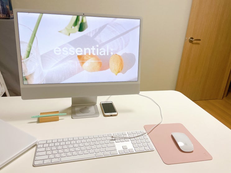  홈오피스의 완성, 아이맥 iMac 24인치 실버! 애플 유니데이즈 할인