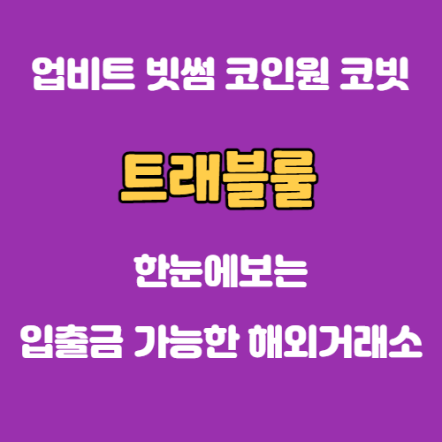  트래블룰 시행 한달차 - 업비트 빗썸 코인원 코빗 입출금 가능 해외거래소 정리
