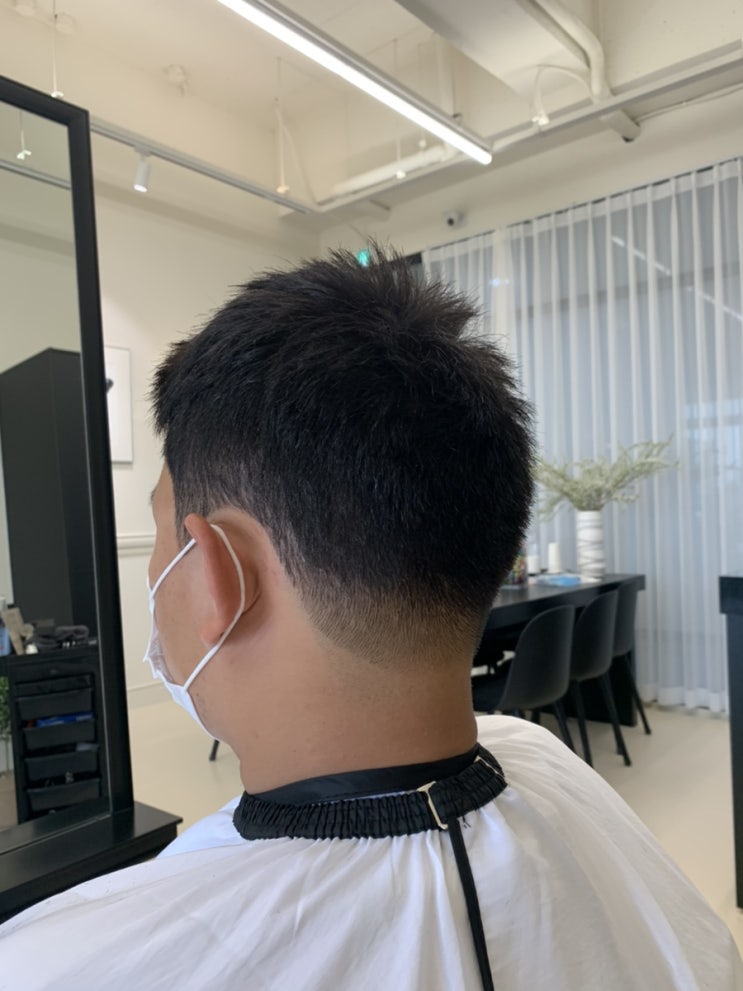  [[남성컷]] “Hair settler.헤어셋틀러” 아이비리그컷+다운펌