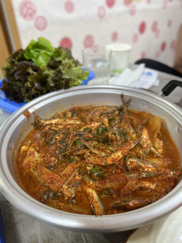  남해 멸치쌈밥 갈치조림 맛집) 파도횟집