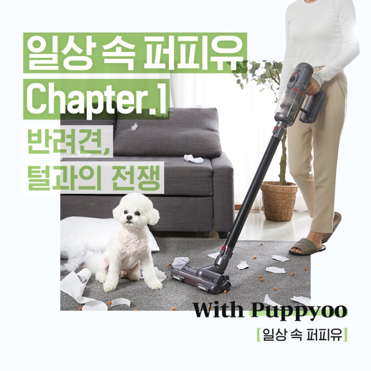  일상 속 퍼피유 Chapter1: 반려견 청소기