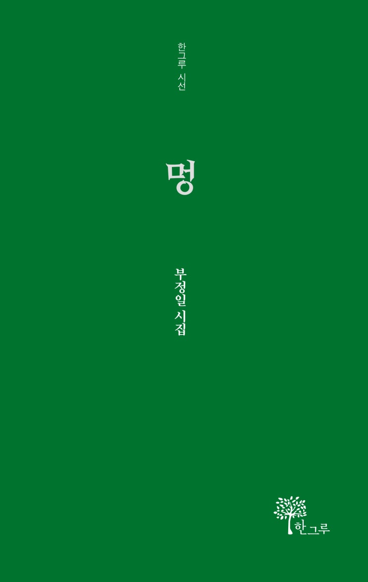  멍 #부정일 시집 #한그루 시선