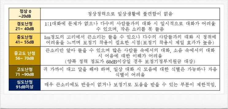  평촌덴마크보청기 안양 청력에 따라 착용하는 보청기